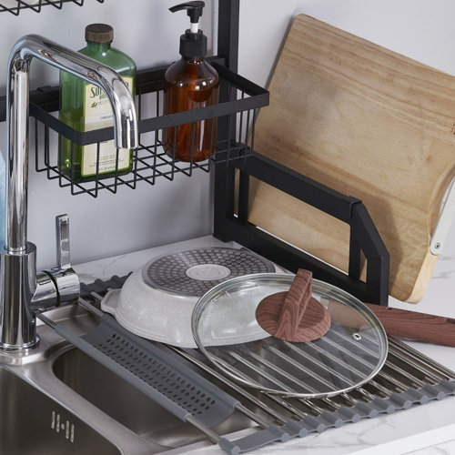 TOOLKISS Steel Over The Sink Dish Rack & Reviews Wayfair
